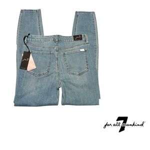 Jen7 by 7 For All Mankind Womens Size 4 30x30 Ankle‎ Skinny Jeans Denim NWT $99